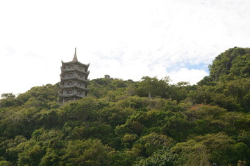 Naklejka premium A landscape photo taken in Vietnam