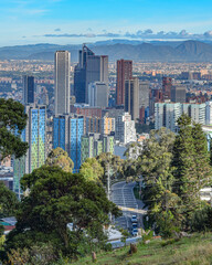 Fototapeta premium URBAN LANDSCAPES OF THE CITY OF BOGOTÁ (COLOMBIA)