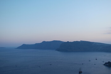 Obraz na płótnie Canvas island santorini Greece Thira oia Imerovigli greek 