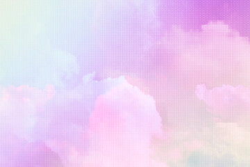 gradient halftone abstract background. sky and clouds vivid colors