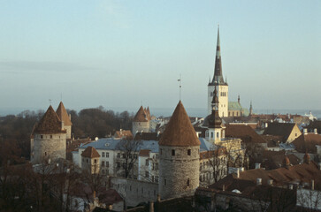 Fototapeta na wymiar Blick vom Domberg in Tallinn