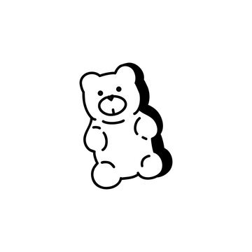 gummy bear silhouette