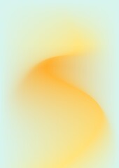 Blurry modern abstract with dynamic gradient mesh background with smooth color combination such as yellow, orange, and blue. For poster design, wall decoration, cover book, wallpaper.
