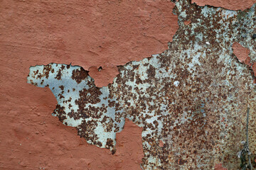 Vintage background scuffed surface rust