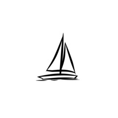 Vector illustration of sailer icon