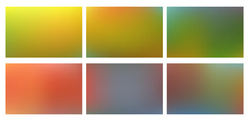 Fototapeta premium Vector abstract colorful background blurred gradient color bokeh blurry palette