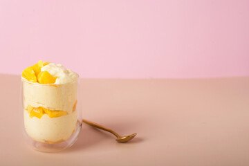 smoothie with mangoes. mango smoothie