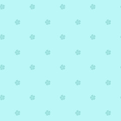 Seamless light blue background with rare flowers