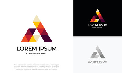 Initials  A AA logo design. Initial Letter Logo.