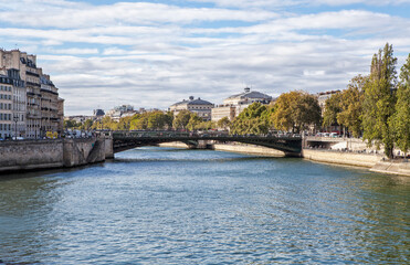 Fototapeta na wymiar Seine River in Paris, France