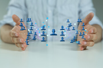 team hierarchy connection group digital