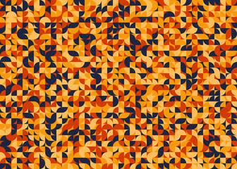 Abstract Geometric Pattern generative computational art illustration