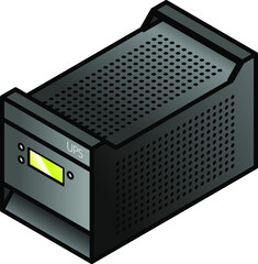 An uninterruptible power supply unit (UPS) for standalone PCs.