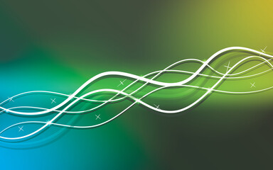 Vector illustration of the background. Abstract background in green color