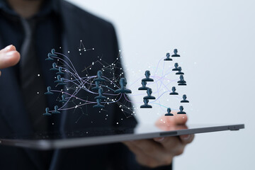 team hierarchy connection group digital