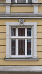 Fototapeta na wymiar old window in the building