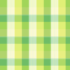 Seamless pattern green tartan texture.