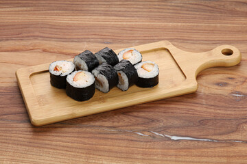 sushi on a plate