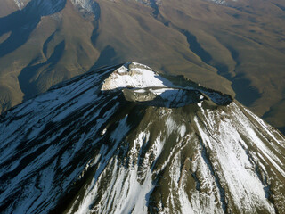 Volcano Misti near Arequipa, Peru, top view