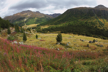 The valley in northern Italy