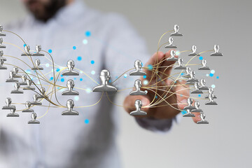team hierarchy connection group digital