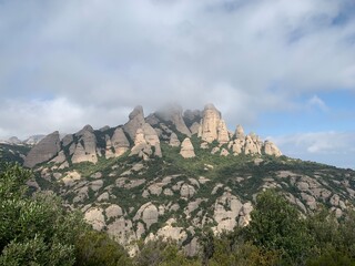 Fototapeta na wymiar Spanish Mountain Tops