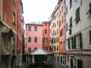 Genova old city center, Italy