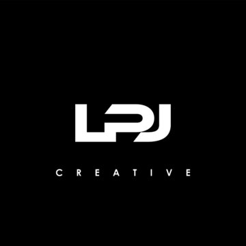 LPJ Letter Initial Logo Design Template Vector Illustration