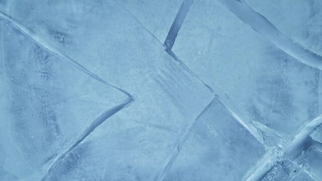 Super Slow Motion Shot of Ice Breaking at 1000 fps.