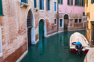 Fototapeta na wymiar イタリア　ヴェネツィアの街並み 