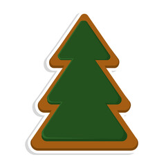 Isolated christmas tree. Christmas season - Vector illustration