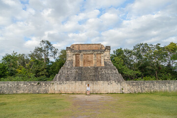 Fototapeta na wymiar North Temple, Chichen Itza, Mexico