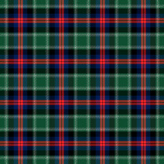 Tartan plaid. Scottish pattern in red, green and black cage. Scottish cage. Traditional Scottish checkered background. Seamless fabric texture. Vector illustration - 404970173