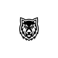 wolf inspirational vector logo