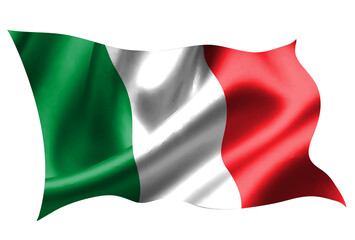 イタリア　 国旗　シルク　アイコン
