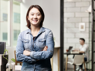 portrait of a successful young asian entrepreneur