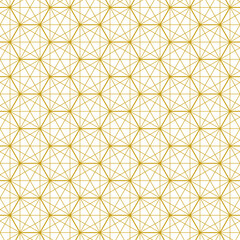 Hexagon art deco pattern background.