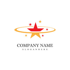 Obraz premium Star icon Template vector illustration design