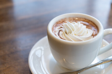 ホットココア　カフェ　おうち時間