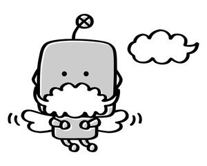 マスクをするロボット　子供　02