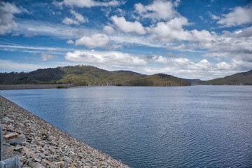 Scenes from Lower Beechmont,  and the Hinz Dam and Advancetown Lake, Queensland, Australia.