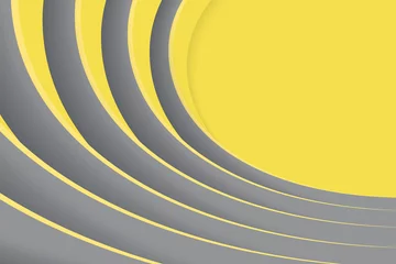 Abstrakter Texturhintergrund. Trendfarben des Jahres 2021. Farbmuster, Vektorillustration. Grau, Gelb, Ultimate Grey und Illuminating. © Aze