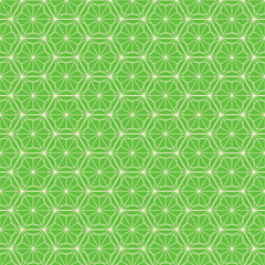 Hexagon art deco pattern background.