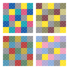 チェック パターン トレンドカラー