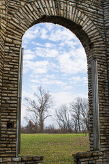 Scenery Viewed Through Stony Arch