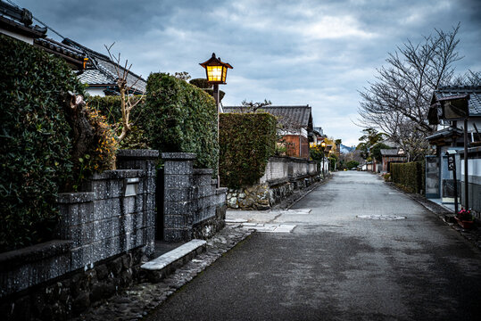Scenery of the castle town of Kitsuki City, Oita Prefecture