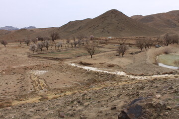 Iran desert landscape