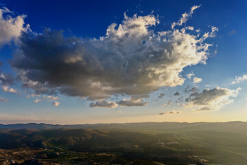 Cloud over the country side