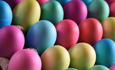 colorful easter eggs