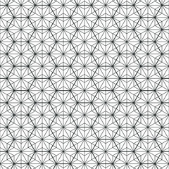 Hexagon art deco pattern background.